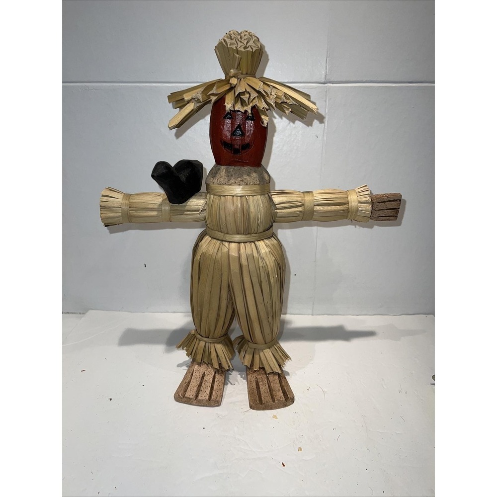 Midwest of Cannon Falls Halloween Fall Jack O Lantern Scarecrow Vintage